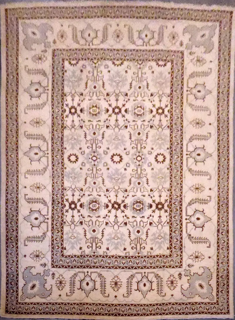 One Of The Kind Turkish Hand-Knotted Rug 13'9" x 10'2"